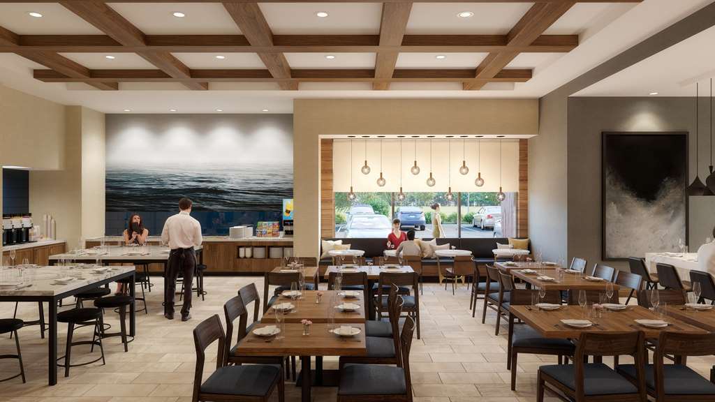 Hilton Garden Inn Сънивейл Ресторант снимка